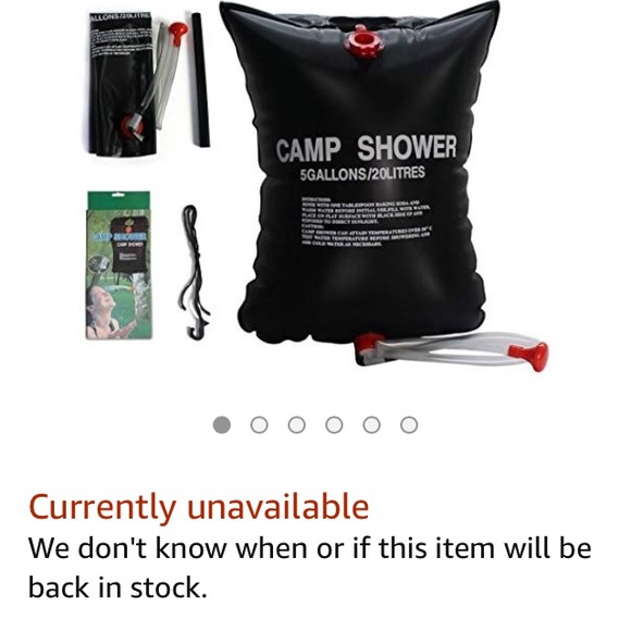 🎈SOLD🎈Top Quality Camp Shower Bag 5 Gallon - Picture 2 of 7